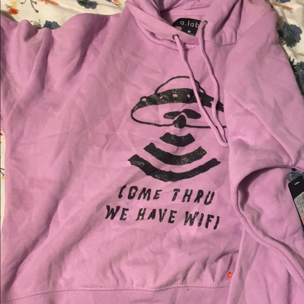 Purple hoodie